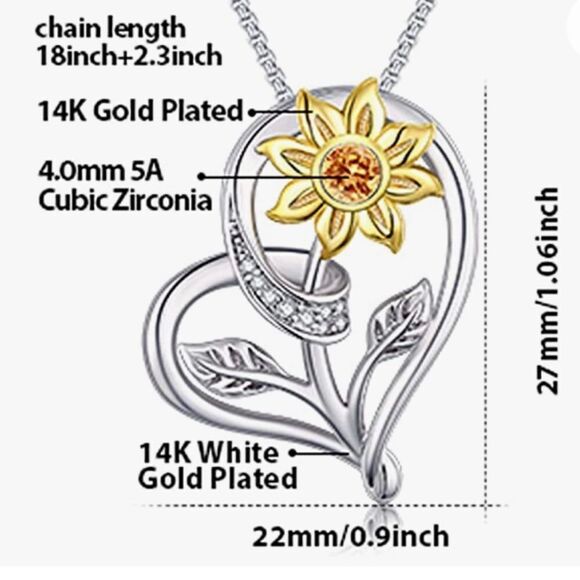 NIB 🌻❤️ Necklace‎ - Picture 2 of 6